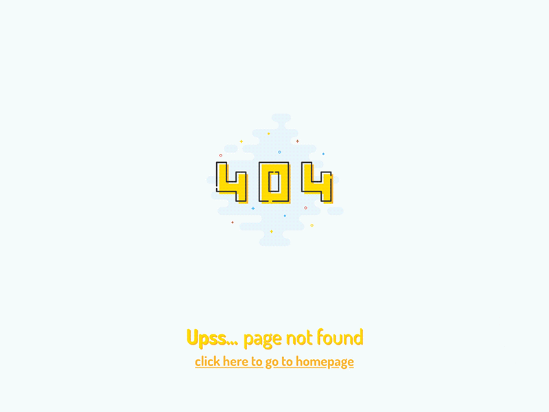 404 page – Day 08 #DailyUI