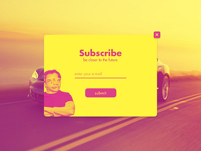 Subscribe – Day 26 #DailyUI 26 daily dailyui duotone interface subscribe ui ux web website