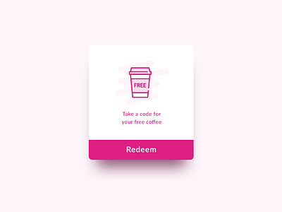 Redeem Coupon – Day 61 #DailyUI