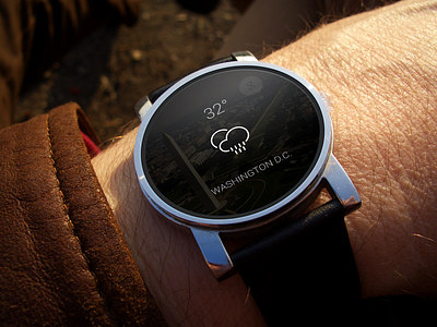 Just Because android clean smart watch wear weather