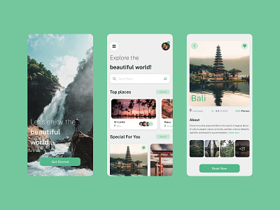 Travel App design