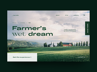 Landing page Farmlife