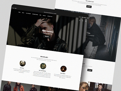 eCommerce Project: The Leather Craft branding design graphic design logo typography ui ux