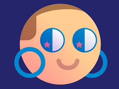 Slack Icon cute icon kawaii self portrait selfie slack vector