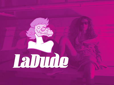 Logo "Ladude" dude ladude logo logotype photography