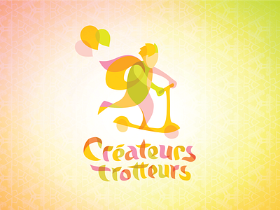 Les créateurs trotteurs illustration lettering logo logotype