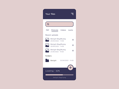 #DailyUI - Day 31 : File Upload