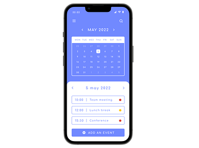 #DailyUI - Day 38 : Calendar dailyui design graphic design ui