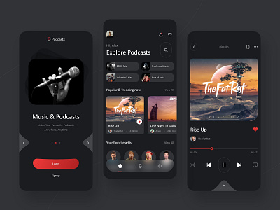 Music & Podcasts App