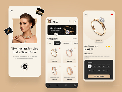 Jewelry Store App Design