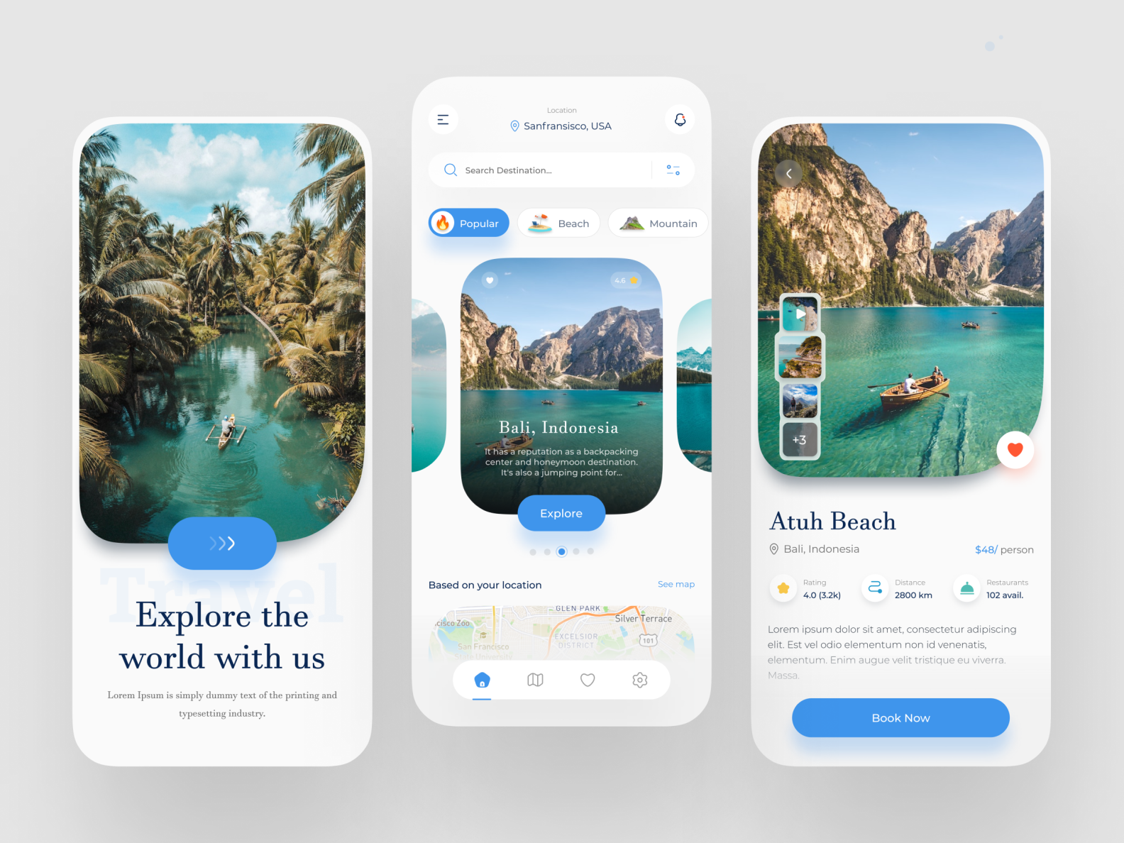 Travel Mobile App By Jigar On Dribbble