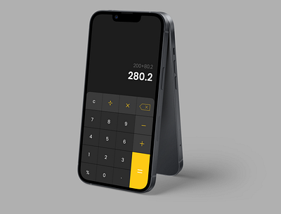 Calculator App | UI Design app design ui ux vector