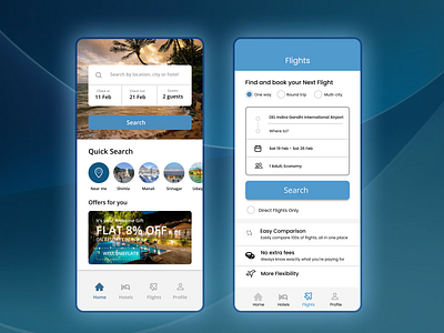 Flight Search | App UI Design