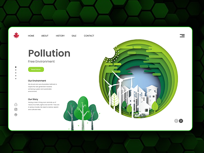 Environment Awareness Website | UI Design app branding design graphic design illustration logo typography ui ux vector