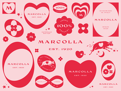 Marcolla WIP / Expression variation brand design branding branding concept illustration logo typography