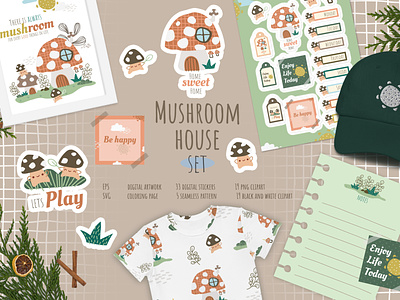 Mushroom House Designs happy