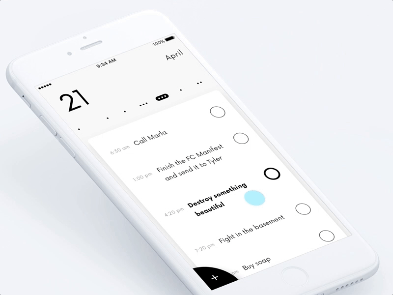 MonoDo app – iOS concept