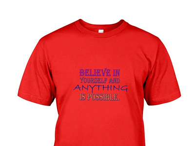 believe in yourself design