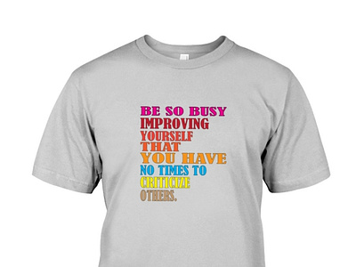 be so busy improving design