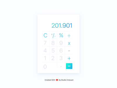 Calculator | 005 app calculator ui design ui