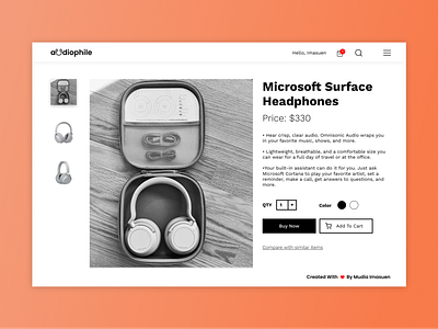 Audiophile audiophile ecommerce headphones microsoft shop