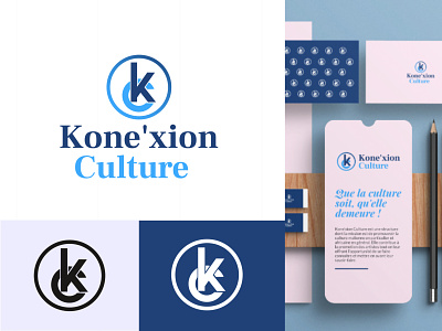 Présentation Kone'xion Culture branding culture design graphic design image de marque kost logo logo culture logo design
