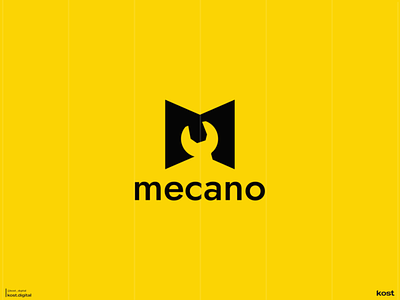 Design logo : Mecano-Boutique E-commerce | Kost Digital branding design de logo logo logo application mobile logo design logo ecommerce logo mark monogramme