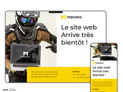 Coming Soon Web Design-Mecano | Kost Digital