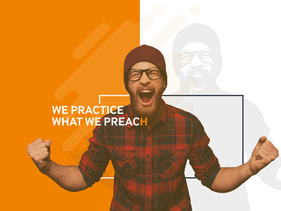 We practice what we preach design graphic web