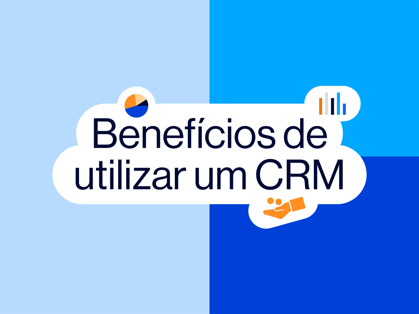 CRM Benefits Article Thumbnail by Victor Pires on Dribbble