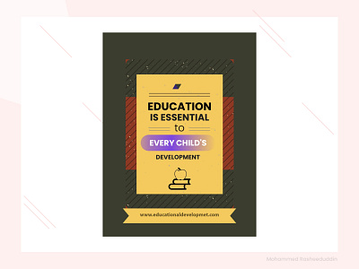 Education Poster Design! art design education design graphic design illustrator design photoshop design poster design