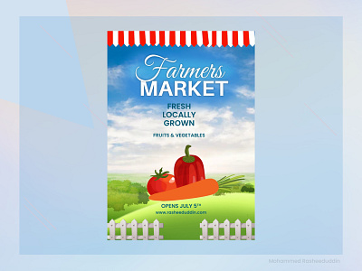 Farmers market poster Design!