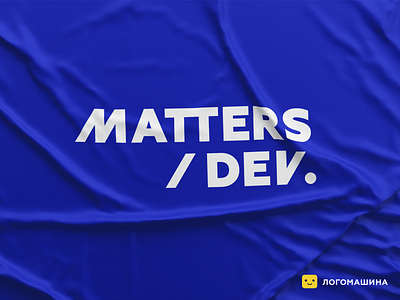 Matters dev font logo logotype