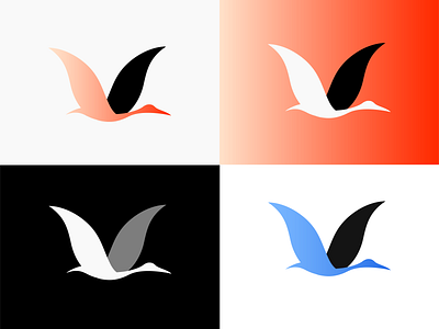 Crane bird crane idea logo logotype logotypedesign