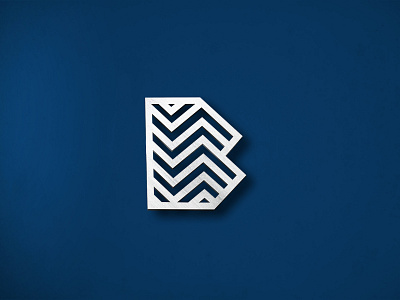 B concept letter logo logotype