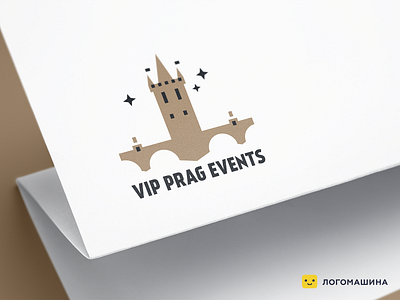 Vip Prague Events bridge events logo logodesign logotype prague