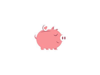fund bank coins like logo logotype logotypedesign pig piggy piggybank