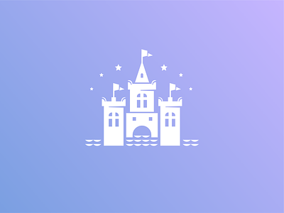 Castle castle disneyland fairy illustration logo logodesign logotype logotypedesign magic