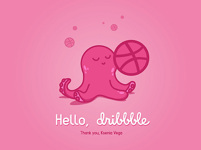 Dribbble first shot debut dribbble illustration shot