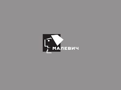 Malevich art black logo malevich