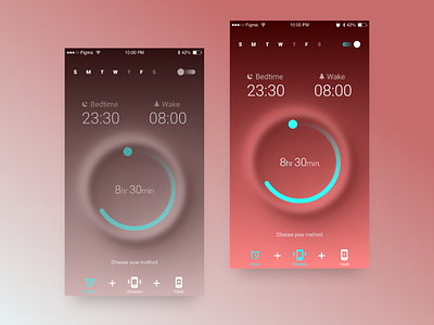 Alarm clock for the deaf-mute