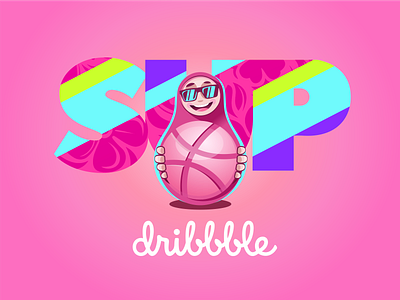 Hello!) design graphic design hellodribbble hi illustration vector