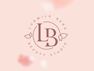 Ludmila Berg's studio beautystudio branddesign branding corporate identity design graphic design logo logotype mark minimal sign vector