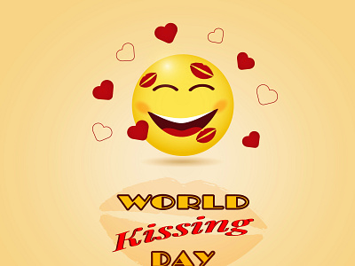 World Kissing day влюбленный международный день поцелуй праздник праздник поцелуя смешной эмоджи