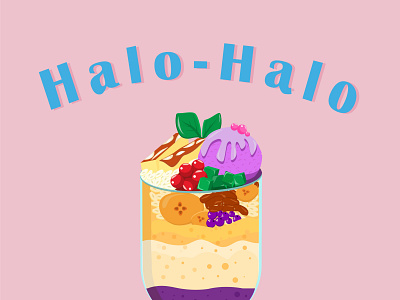 Halo-halo sweet cold desert десерт сладкий уличная еда хало хало холодный