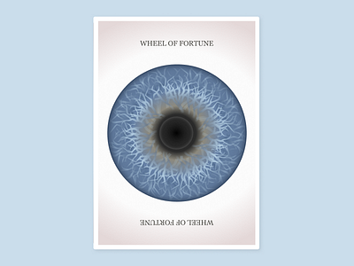 Wheel Of Fortune card eyeball illustration nicolenussbaumtarot tarot tarot cards wheel of fortune