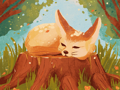 Fennec Fox Illustration