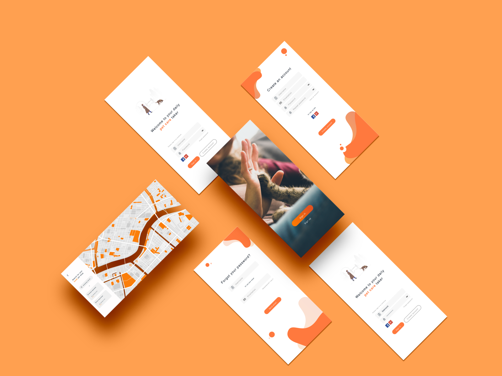 Pet care app UX / UI Design by Samir on Dribbble