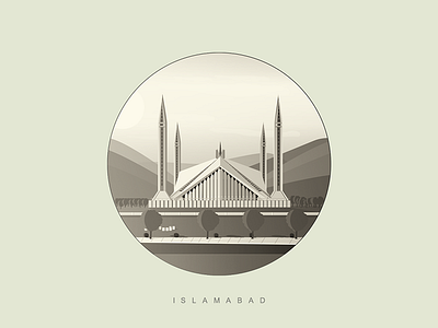 Islamabad asia cities illustration pakistan places