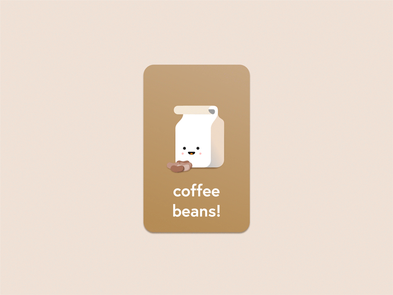 Coffee Beans ae illustrator mbe sketch